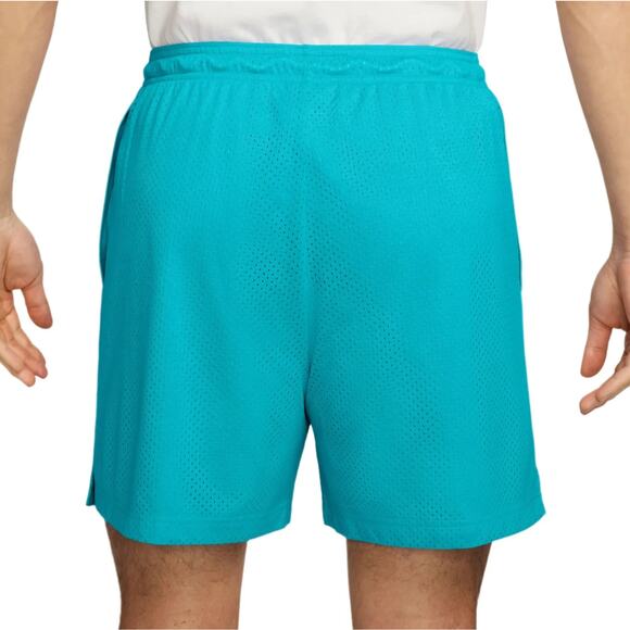 Nike Mens Size M Dri FIT 5" Mesh Basketball Shorts Pockets Teal White HV1880 345 - Picture 11 of 12
